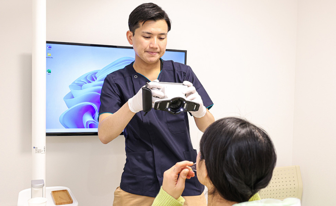 「見える化」による分かりやすく安心な治療